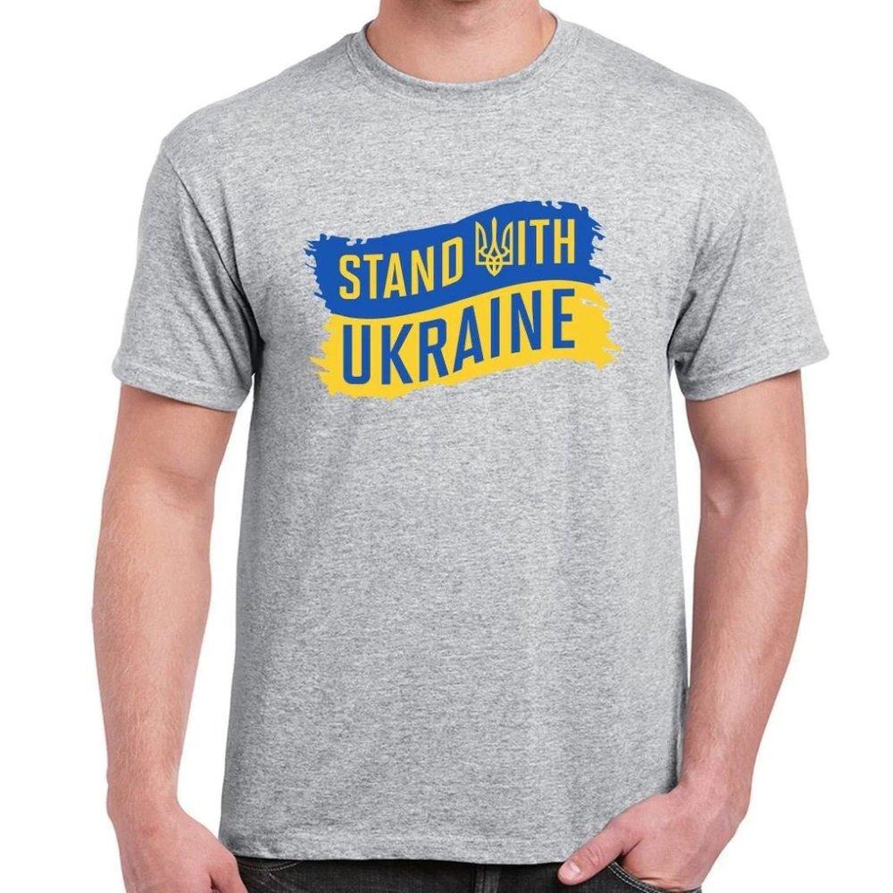 Stand With Ukraine T-Shirt Support Ukraine T-Shirt Ukrainian Flag Shirt Peace